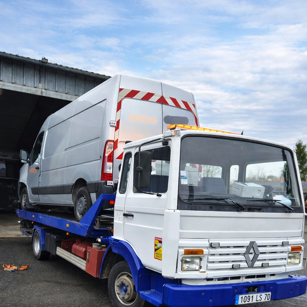 Exemple de dépannage - Transport de véhicule utilitaire